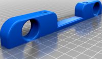 Filament spool storage brackets using 3/4" aluminum rod by Hyperload