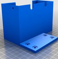 Ender 3Pro PSU holder dual Z-Axis by cancermann