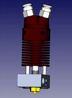 BIQU 2in1 hotend STEP model by metlion