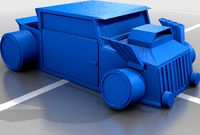 Low Poly Hot Rod  by Harrisonconner3