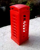 UK telephone box by RoudCach