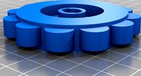 Beyblade Top- Sun & Flower by 3dadventure