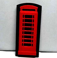 uk phone box fridge magnet by RoudCach