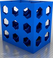 Customizable Pantry Shelf Cubbies for Wrap Boxes by Nother_Ngineer