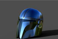 Mandalorian Helmet for 220mm bed. by LionPrints3d