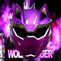 Violet Wolf Ranger Inspired Helmet by Budwin