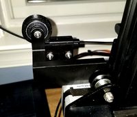 Modified Filament Roller with Sensor Mount by sjhar3d