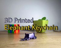 LFS Elephant Keychain - Cute by UTKDesign