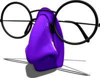 Stand Support Glasses Nose by vrjaume