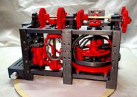 Kinetic 5 - The dance of gears by NOP21