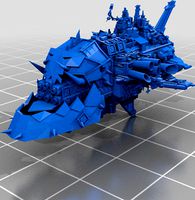 Light Cruiser Ork Fleet by Skaltar