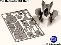 Tie Fighter Defender Kit Card by fixumdude