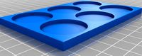 Basic 30mm Wargaming Movement Tray (3x2) by WarploqueMiniatures
