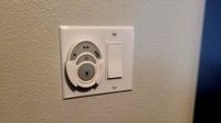 Single Switch Cover with mount for Kichler Fan Remote by NXTMOD