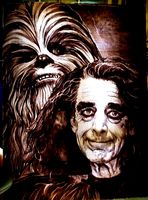 Chewbacca Peter Mayhew Lithophane by mjgonsow