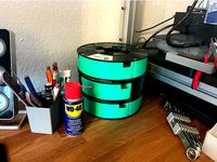 Stackable Spool Storage for Material4Print Spools (No Screws needed) by iZerspan0r