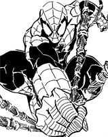 Spiderman stencil 9 by Longquang