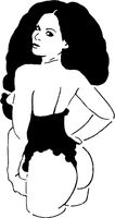 Girl stencil 46 by Longquang