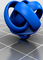 Four Knot Torus with Base Keyring by enhaxed