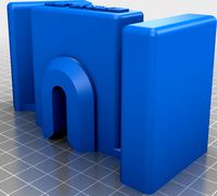 EPAX E10 Build Platform Drain Adapter by InvisibleKnight