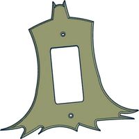 Batman Deco Style Switch Size Cover by rkxone