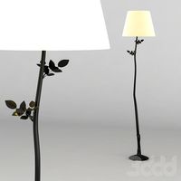 Diego Giacometti Foliage floor lamp