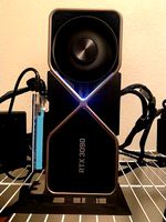 Short Vertical Stand for GPU with Foot by JelugaHankles