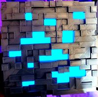 Minecraft Ore Block LED Panel 16x16 by MJJoaquin