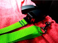 Dog Seat Belt Button Guard by LoboCNC