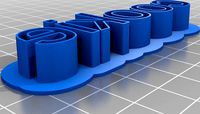 OpenSCAD Cookie cutter by kvriet