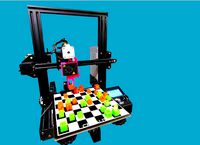 3D Printer Chess by matou_makes