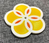 *Plum-shaped coaster by imaicom