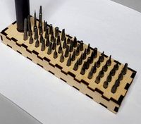 Bit Holder for Wowstick Electric Screwdriver - Laser cut by johndude