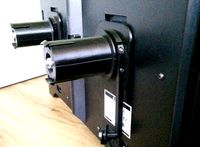 Improved Filament Mount + Guide for Flashforge Creator Pro by Zwom