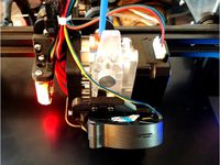 Creality CR-10 Ender 3 Mellow BMG Wind Fan shroud for 5015 by RedSquirrelHobbies