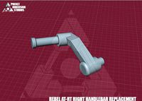 Rebel AT-RT Right Handlebar Replacement by PocketDimStudio