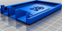 Top cover for Raspberry Pi 3 case with Amiga logo by DoktorOlsen