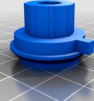 Scooter/bicycle handlebar rearview mirror mount by downace