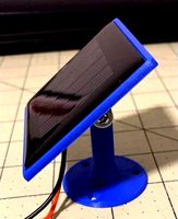 Mini solar panel mount by Powerman3d