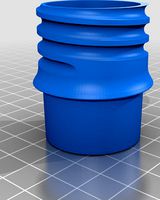 Triton router vacuum adapter for 34.5mm ID hose by Laurent07_thingiverse