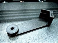 Sidewinder X1 steel sheet bed stopper  by Roger5555