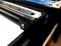 Creality CR10 Linear rail end stops by pjwedlake