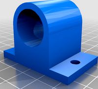M10UU Bearing Holder for CNC 3018 by GO_zalo