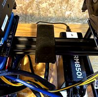 2040 aluminum extrusion GPU Mount by ma3er