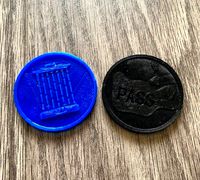Isle of Monsters Pass Token (Marker) by Hakushaku