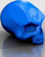 Motorcycle Helmet Holder Skull by myo-3D