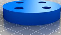grohe round shower bar spacer by brounoo