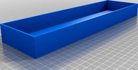 workshop trolley inlay / Werkzeugwagen Einlage: 32cm x 9cm x 3cm / 1,5mm Wandstärke by fuestalex