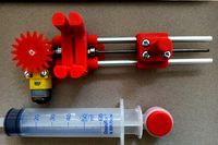 open end syringe driver (28BYJ-48 stepper or gearmotor) by KaiDC