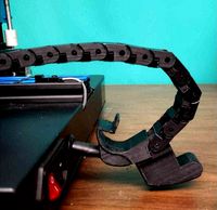 Bed Heater Strain Relief Artillery Sidewinder X1 by Dzinr